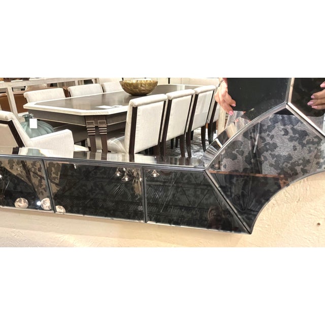 Made Goods Made Goods Modern Antique Venetian Gilbert Wall Mirror For Sale - Image 4 of 4