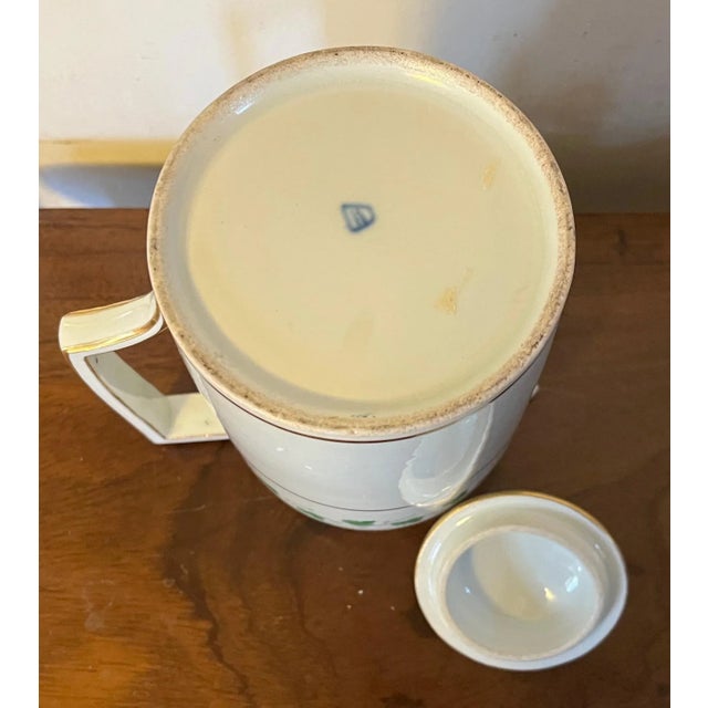Ceramic Antique Early 19th Century Vienna Porcelain Chocolate or Coffee Pot For Sale - Image 7 of 10