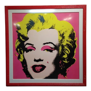 Andy Warhol "Marilyn Monroe"Vintage Screenprint by Sunday B. Morning For Sale