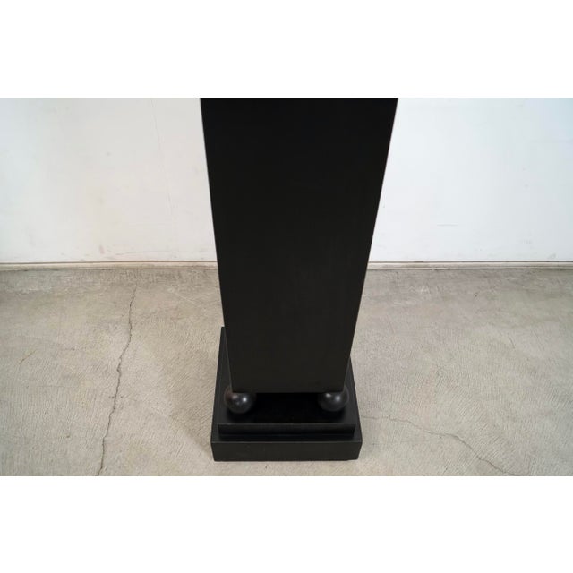 1990’s Postmodern Swivel Top Pedestal Display Column For Sale - Image 11 of 12