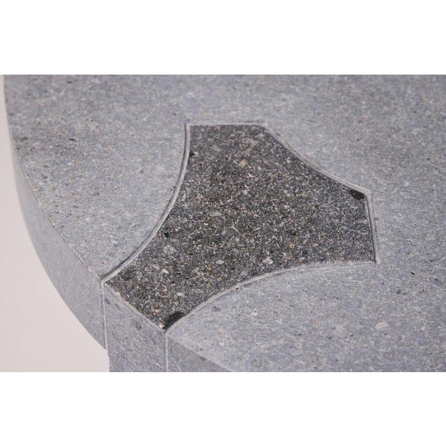 Contemporary Basaltina Marble Carrara Tall Side Table by Reda Amalou Design For Sale - Image 3 of 8
