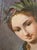 Antique Mythological Oil Painting Portrait of a Goddess For Sale - Image 4 of 14