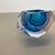 Murano Glass Faceted Diamond Sommerso Bowl from Flavio Poli, Italy, 1970s For Sale - Image 15 of 18