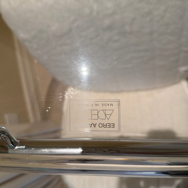 Plastic Iconic Eero Aarnio Silver Bubble Chair For Sale - Image 7 of 9
