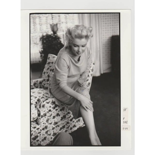 Marilyn Monroe Print of 1988 from Original Negative, 1955 For Sale