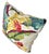 Pair Large Vintage Tropical Floral & Leaf Barkcloth Pillows For Sale In Atlanta - Image 6 of 10
