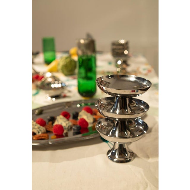 Vintage French Dessert Coupes #3- Set of 6 For Sale - Image 6 of 9