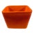 Little Vintage Haeger Orange Rectangular Pot Sp-43 For Sale