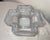 Transparent Large Daum Art Deco Clear and Frosted Crystal Centerpiece Bowl Sculpture MCM For Sale - Image 8 of 17