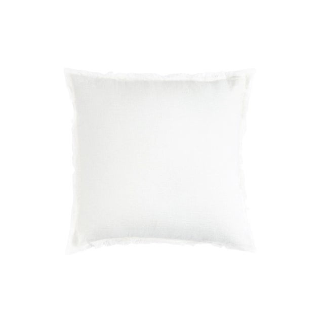 Bright White So Soft Pillow For Sale - Image 4 of 4