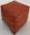 Contemporary Brown Chocolate Embroidered Moroccan Pouf Cover For Sale - Image 10 of 10