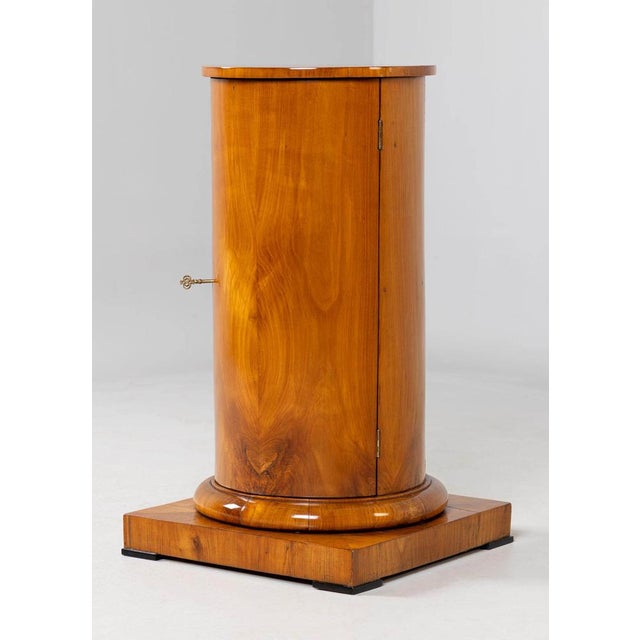 Antique Biedermeier Column Cabinet, 1830 For Sale - Image 4 of 12