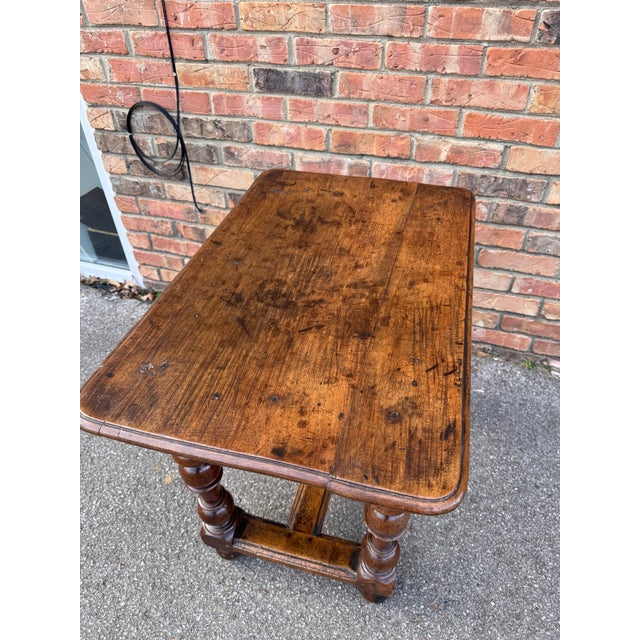 Brown Early 19th Century Italian Baroque Side Table For Sale - Image 8 of 12