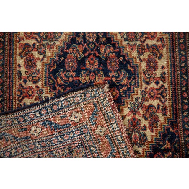 Old New House Vintage Senneh Rug Mat - 1'11" x 3' For Sale - Image 4 of 8