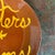 American Signed Nantucket Style “Oysters + Clams” Slip Red Ware Plate For Sale - Image 3 of 5