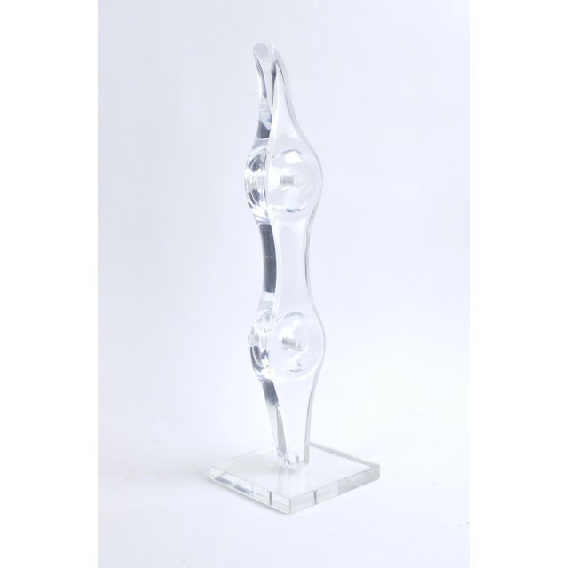 Abstract 1970s Vintage Acrylic Lucite Organic Astrolite Sculpture by Ritts Company For Sale - Image 3 of 13