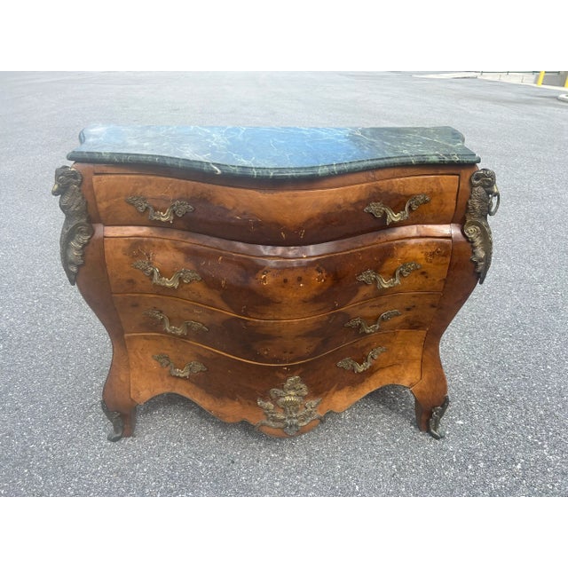 Mid 20th Century Vintage XV French Style Chest of Drawers For Sale - Image 12 of 12