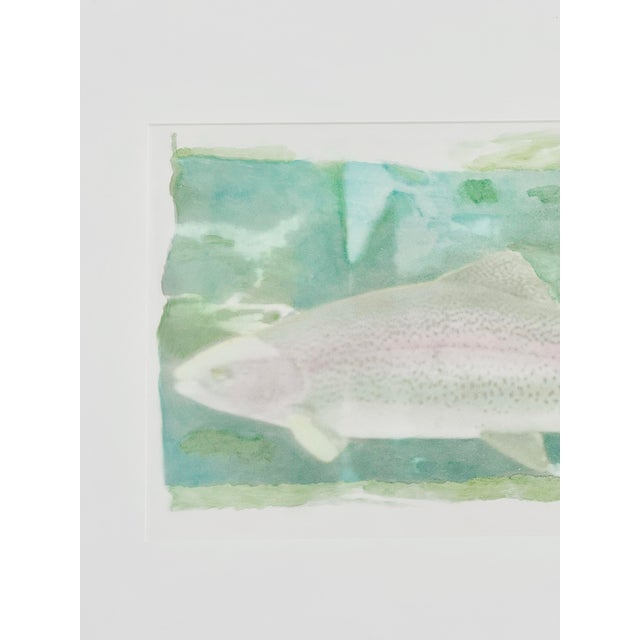 This serene and evocative piece, titled “Water Studies #5” by artist Camille Thom, is a captivating exploration of texture...