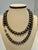 2010s Fresh Black Water Round Pearl Single Strand Necklace, Opera Length, Silver Clasp For Sale - Image 5 of 18