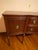 Vintage Brown Wood Buffet With Cabinets & Drawers For Sale - Image 12 of 18
