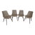 Gage Faux Leather Dining Chairs For Sale