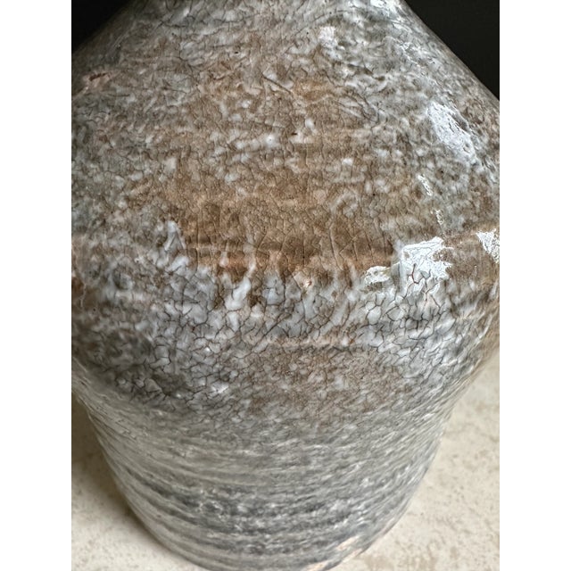 Ceramic Vintage 1970’s Rustic Studio Pottery Vase For Sale - Image 7 of 11