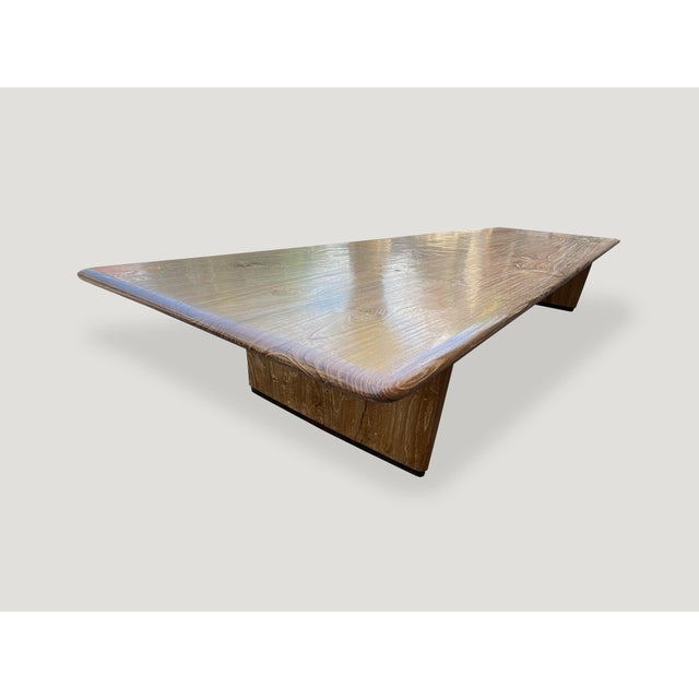 Andrianna Shamaris Midcentury Style Couture Teak Wood Coffee Table For Sale - Image 18 of 18