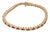 Vintage Ruby Diamond 14k Yellow Gold Tennis Bracelet For Sale