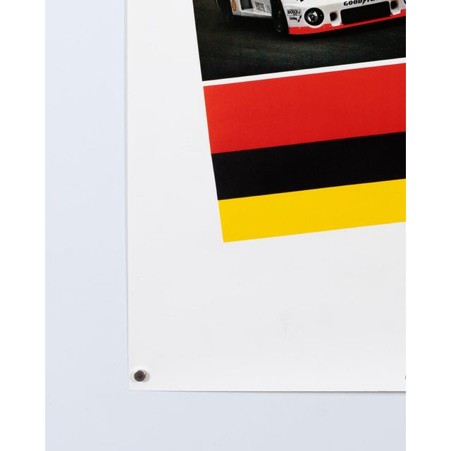 Paper Original Porsche Poster by Strenger Advertising Agency For Sale - Image 7 of 9