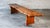Brown 1970s Mid-Century Modern Live Edge Solid Wood Bench For Sale - Image 8 of 18