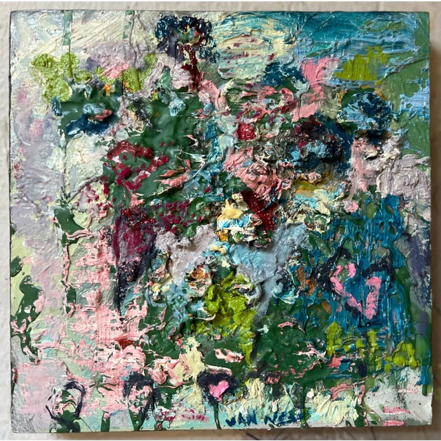 “Small Heart, Big Love”, Original Oil Painting, Abstract Arts, by Van Ness For Sale - Image 4 of 6