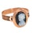 Vintage 10K Yellow Gold Black and White Cameo Portrait Ring. Cameos became particularly fashionable during the Victorian...