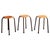 Vintage Stackable Stools by Schell N.V. Belfeld, Netherlands, 1970s, Set of 3 For Sale - Image 10 of 10