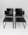 Vintage Dining Chairs in Black Metal and Plastic, 1980s, Set of 4 For Sale - Image 5 of 18