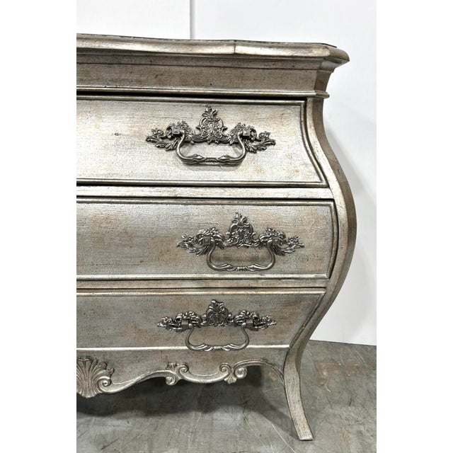Hooker Traditional Antique Silver Sanctuary Nightstands Pair For Sale In Atlanta - Image 6 of 9