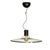 Large Chandelier in Thick Glass, Chrome and Black Lacquered Metal, Italy, 1970s For Sale - Image 11 of 11