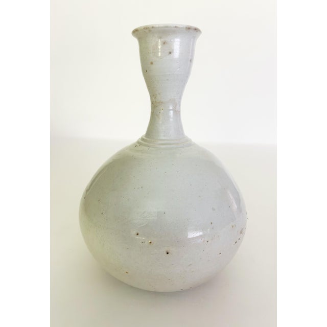 Asian Antique Mid 19th Century Korean Stoneware Wine Vessel, Choson Dynasty For Sale - Image 3 of 7