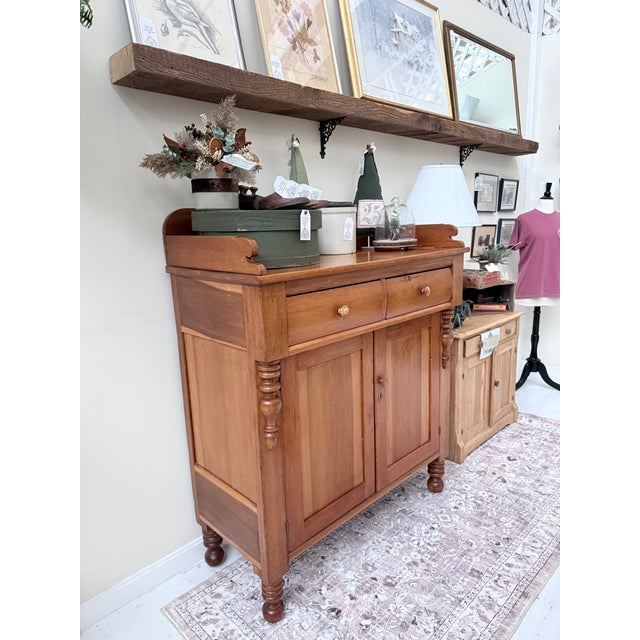 Farmhouse Antique Pine Jelly Cabinet For Sale - Image 3 of 8