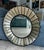 Light Gray Uttermost Round Sunburst Venetian Style Etched Glass Wall Mirror For Sale - Image 8 of 17