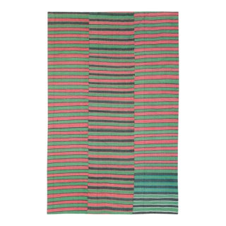 Galerie Shabab Collection Mid-20th Century Turkish Flatweave Kilim Accent Rug For Sale