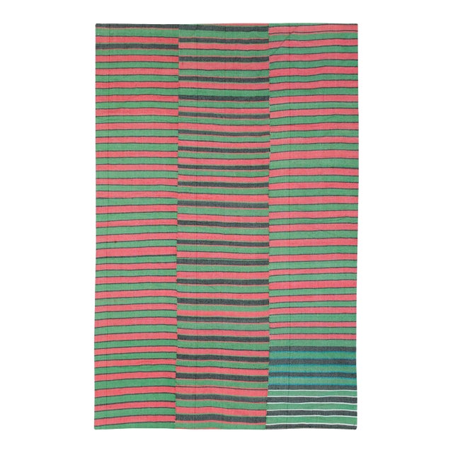 Galerie Shabab Collection Mid-20th Century Turkish Flatweave Kilim Accent Rug For Sale