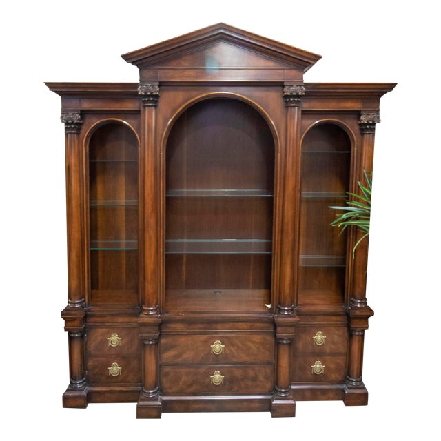 Henredon Traditional Mahogany Bookcase Chairish