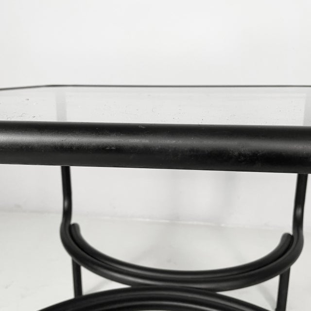 Italian Modern Black Locus Solus Dining Table attributed to Gae Aulenti for Poltronova, 1960 For Sale - Image 11 of 18