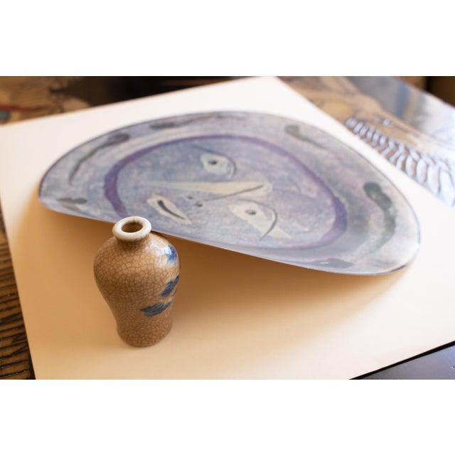 1950s 1950 Swiss Print of Picasso's Ceramic Platter "Smiling Face" For Sale - Image 5 of 6