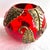 1970s Fifth Ave Crystal Ltd. Red Tealight Candle Potpourri Bowl Vase With Gold Leaves For Sale - Image 12 of 12