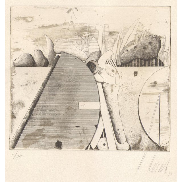 Karl Korab, Still Life, Etching, 1973 For Sale - Image 3 of 6