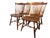 American Vintage Maple Windsor Dining Chairs by S Bent Bros, Early American Style | Set of 4 For Sale - Image 3 of 8