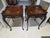 Wood 1940s Pair of Louis XV Style Marquetry Side Tables/End Tables French Rococo Revival For Sale - Image 7 of 9