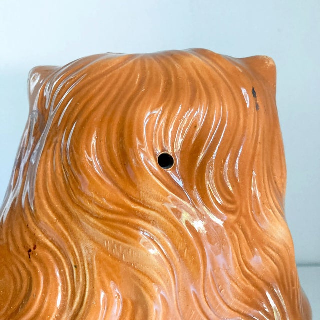 1930's English Countryside Cottage Recumbent Sleeping Lion Staffordshire Mold Figurine For Sale In Boston - Image 6 of 10