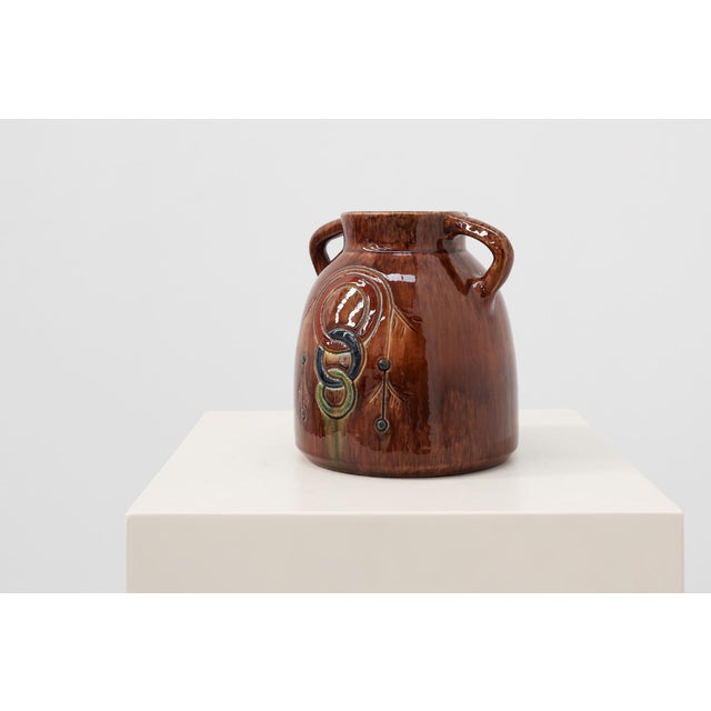 Stoneware Vessel from the Sint‐Paulusabdij, Oosterhout, Netherlands, 1920 For Sale - Image 4 of 13